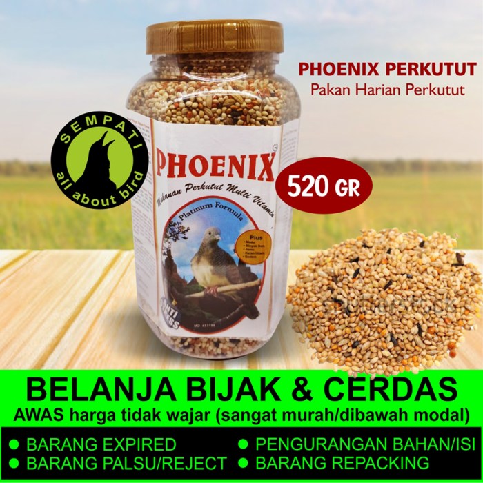 Makanan burung perkutut