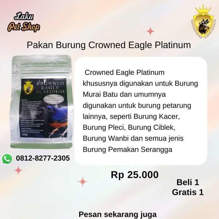 Cara memilih voer untuk burung murai batu